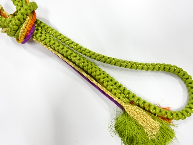 正絹　手組帯締め